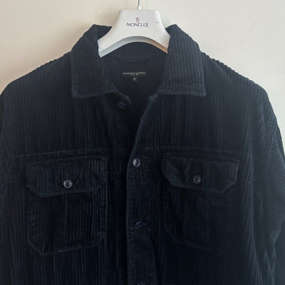 Engineered Garments Navy Corduroy Suffolk Shirt Jacket - Medium - Picture 2 of 12